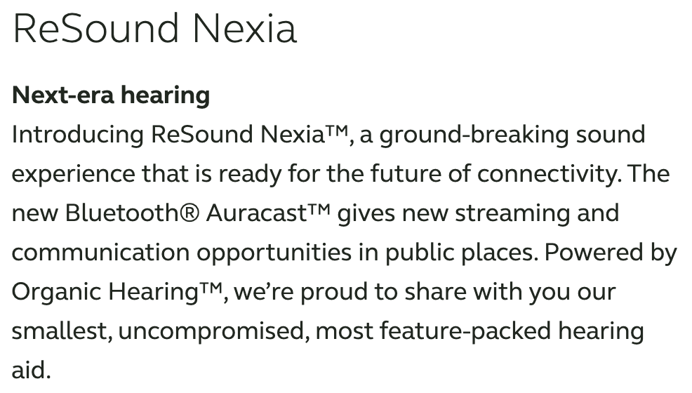 GN Resound Nexia 960 Premium Rechargeable